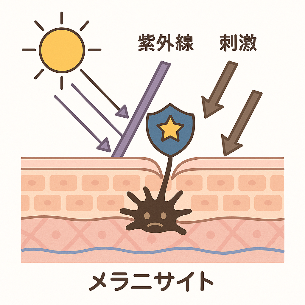 シミ・黒ずみの原因「メラニン」ができる仕組みを解説! 1 「メラニンはシミの元凶」と思っていませんか?